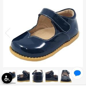 Livie and Luca Navy Mary Janes. Size 9 little girl